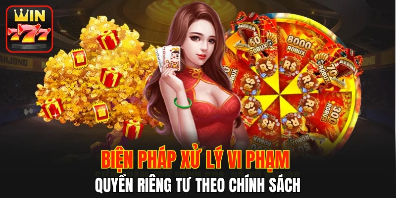 Biện pháp xử lý vi phạm quyền riêng tư theo chính sách